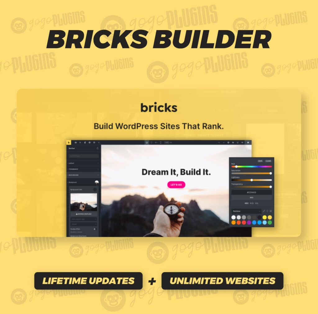 Bricks Builder - Download latest version with Lifetime updates